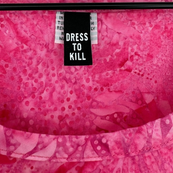 Dress To Kill By Jane Mohr Sleeveless Flowy Lagenlook Dress - Pink - One Size - Picture 5 of 7